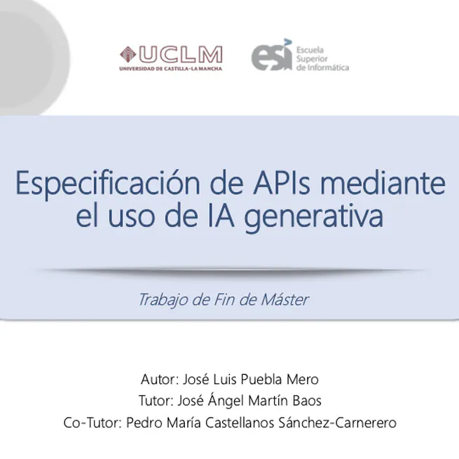 Especificación de APIs utilizando IA generativa