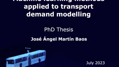 Machine learning methods applied to transport demand modelling featured image