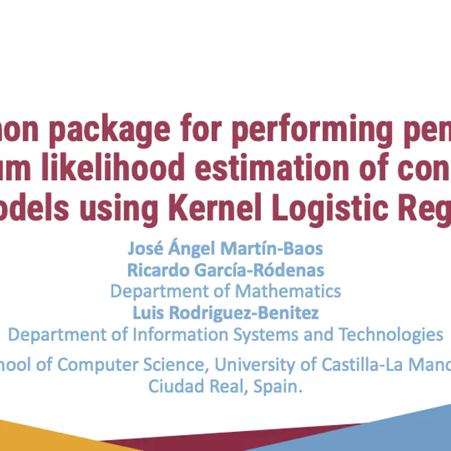 A Python package for performing penalized maximum likelihood estimation of conditional logit models using Kernel Logistic Regression