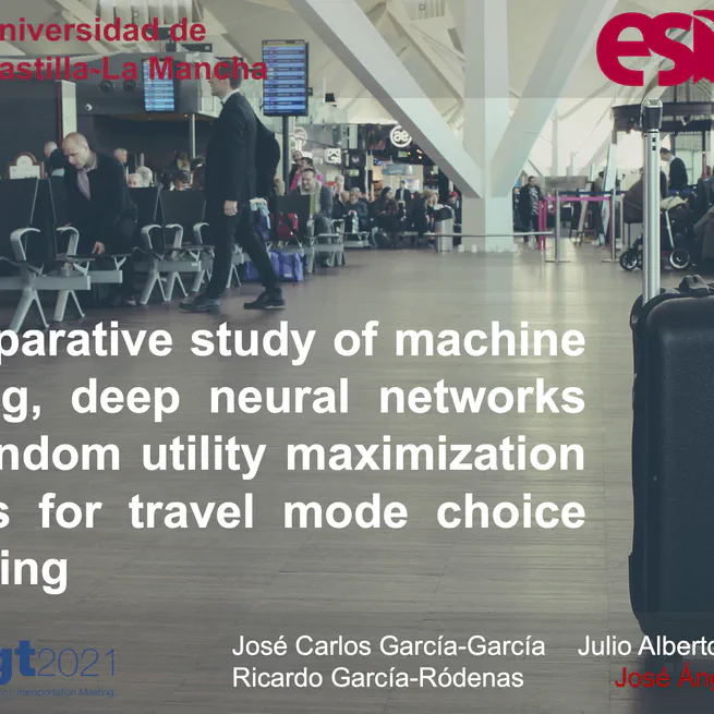 A comparative study of machine learning, deep neural networks and random utility maximization models for travel mode choice modelling