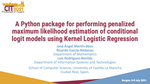 A Python package for performing penalized maximum likelihood estimation of conditional logit models using Kernel Logistic Regression